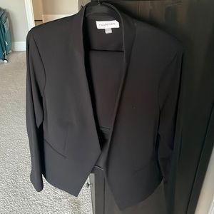 Black Calvin Klein skirt suit set